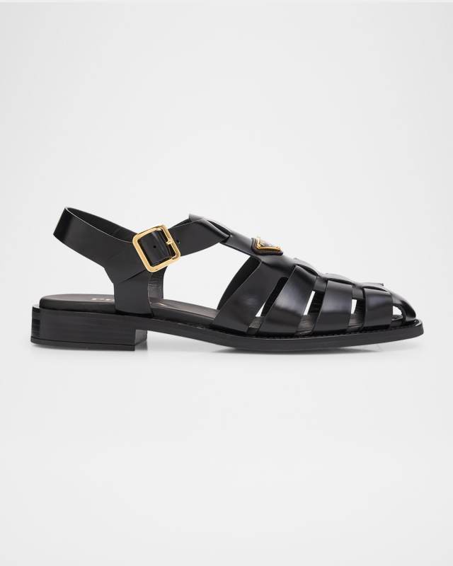 Calf Leather Fisherman Sandals